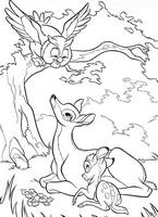 kolorowanki Bambi Disney malowanki do wydruku numer 50